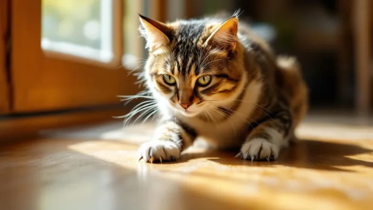 Ho osservato il mio gatto grattare il pavimento per 2 settimane, ecco cosa ho scoperto