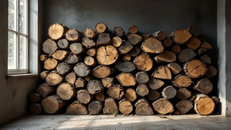 Perché la legna da ardere si rovina dopo pochi mesi in garage