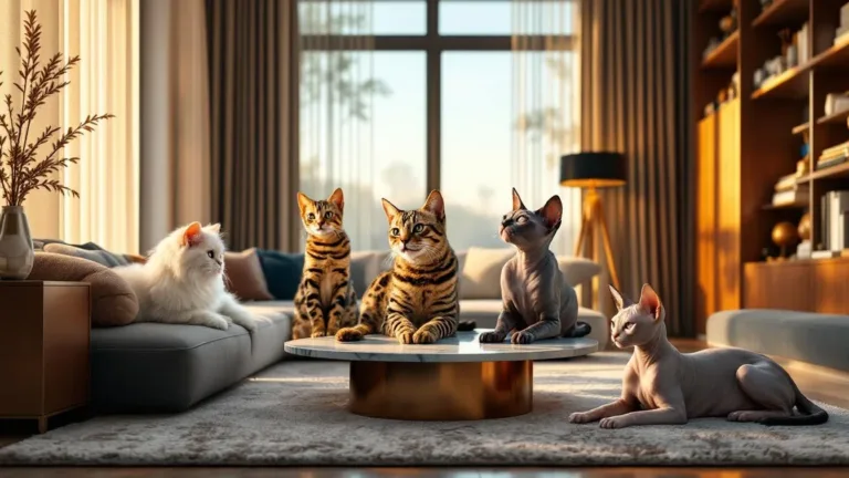 Un allevatore rivela le 5 razze di gatti più costose che solo i ricchi possono permettersi