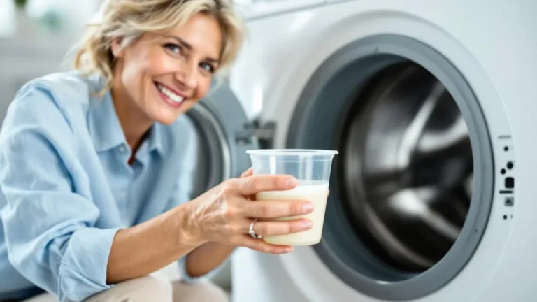 Una casalinga rivela il trucco della tazza nel cestello per eliminare calcare e muffa